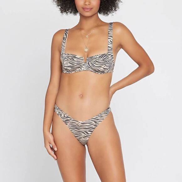 L*Space Swim Shimmer CABANA Bikini Bottom - Picture 7 of 11